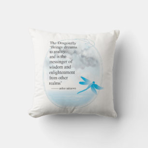 Dragonfly pillow