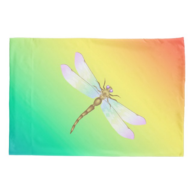 Dragonfly Pillow Case (Back)