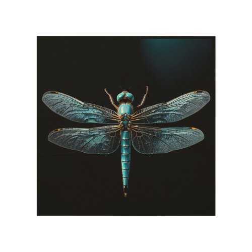 Dragonfly pillow wood wall art