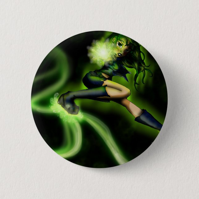Dragonfly Pinback Button (Front)