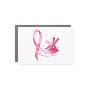 Dragonfly Pink Ribbon Breast Cancer Awareness Car Magnet