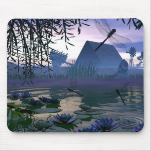 Dragonfly Pond Mousepad