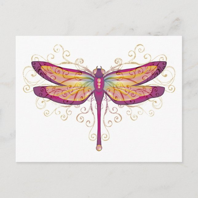Dragonfly Postcard (Front)