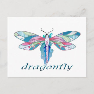 dragonfly postcard