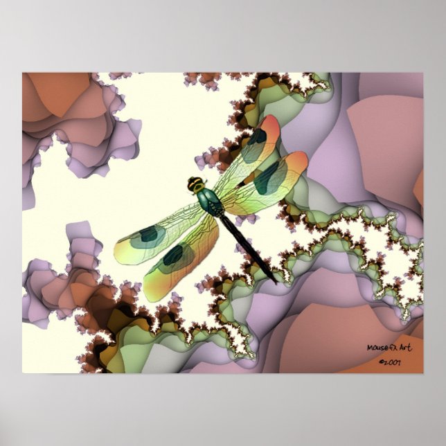 Dragonfly Poster (Earthy) (Front)