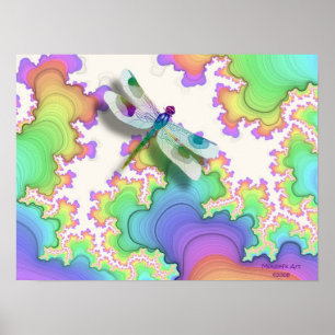 Dragonfly Poster (Pastels)