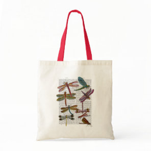 Dragonfly Print 3 Tote Bag