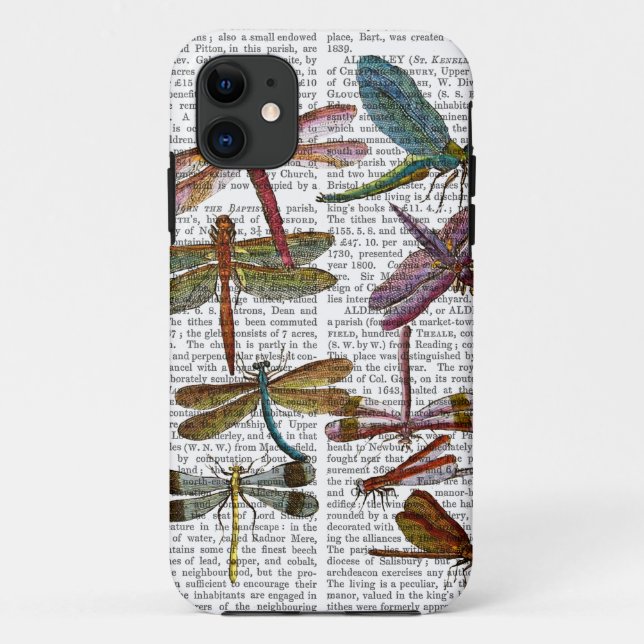 Dragonfly Print 4 Case-Mate iPhone Case (Back)