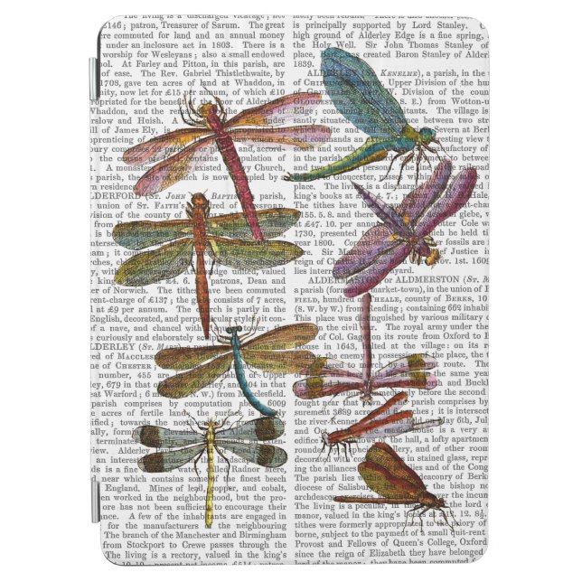 Dragonfly Print 4 iPad Air Cover (Front)