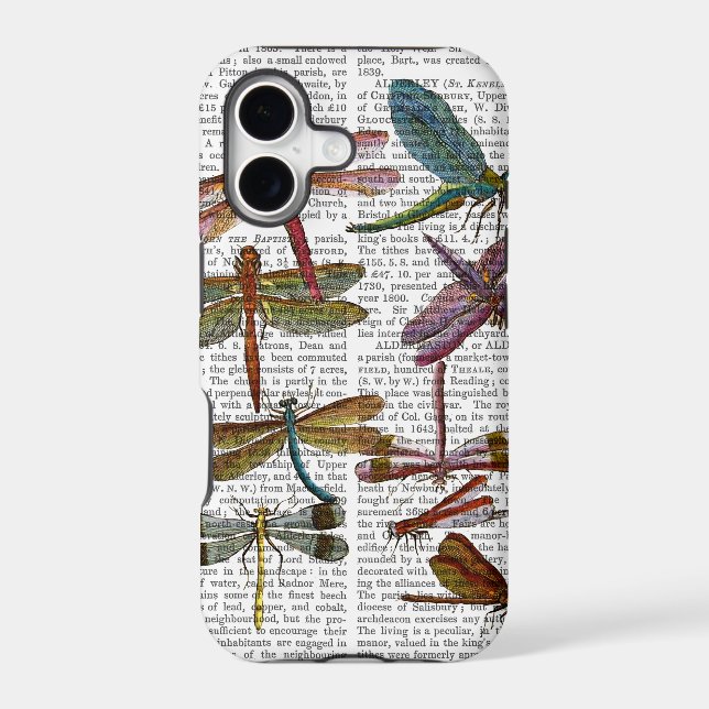 Dragonfly Print 4 Iphone Case (Back)