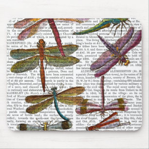 Dragonfly Print 4 Mouse Pad