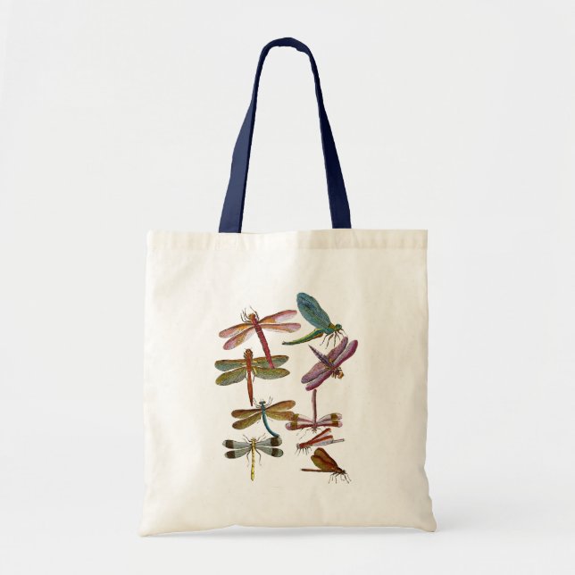 Dragonfly Print 4 Tote Bag (Front)