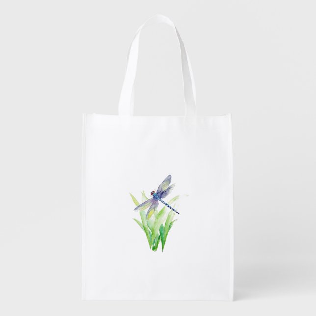 Dragonfly print Tote bag (Front)