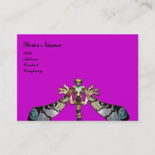 DRAGONFLY purple Business Card