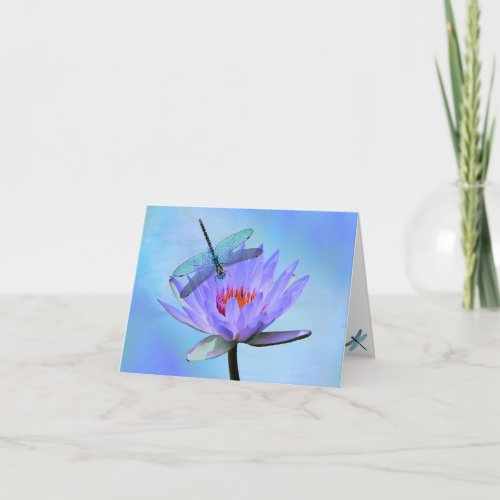 Dragonfly Rememberance Quote Sympathy Card