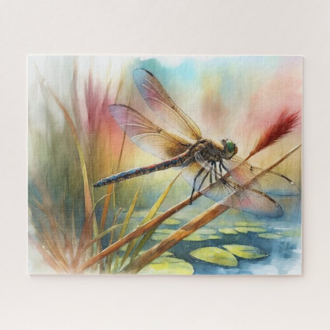 Dragonfly Resting Jigsaw Puzzle (Horizontal)