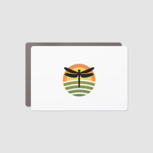 Dragonfly Retro (1) Car Magnet