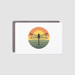 Dragonfly Retro (2) Car Magnet