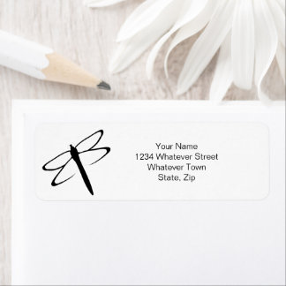 Dragonfly Return Address Label