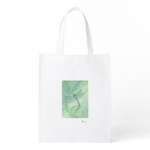 Dragonfly Reusable Grocery Tote 