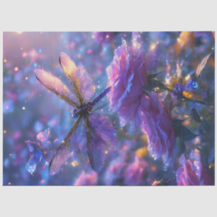 Dragonfly Rose Tissue Paper