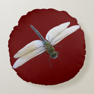 Dragonfly Round Pillow