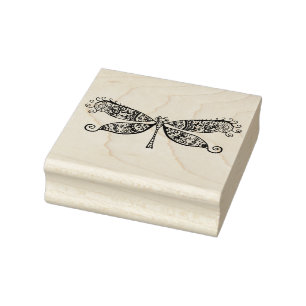 DRAGONFLY RUBBER STAMP