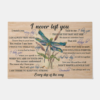 Dragonfly Rug, Tropical Garden Floor Mat