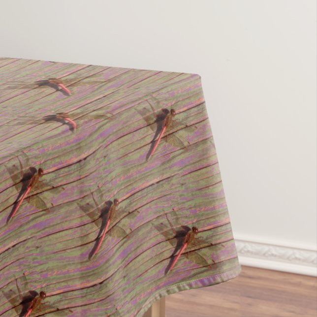 Dragonfly Rustic Tablecloth (In Situ)