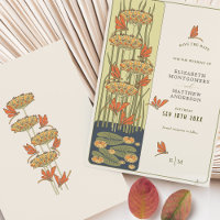 Dragonfly Save The Date Belle Epoque Art Nouveau