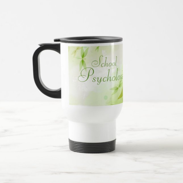 Dragonfly School Psychologist Travel Mug (Left)