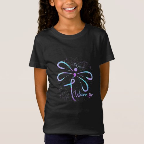 Dragonfly Semicolon Suicide Prevention Awareness T_Shirt