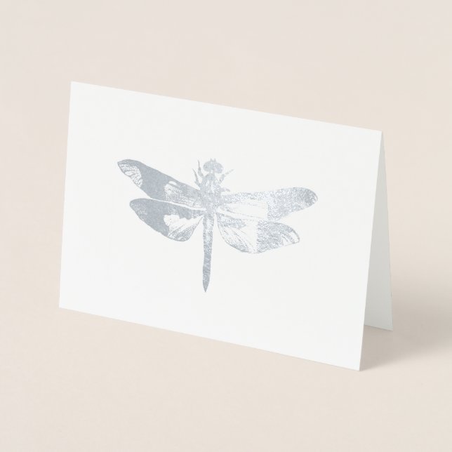 Dragonfly Shimmer Foil Card (Front)