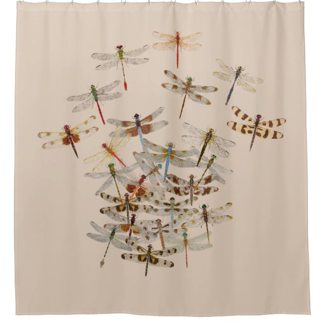 Dragonfly Shower Curtain (Front)