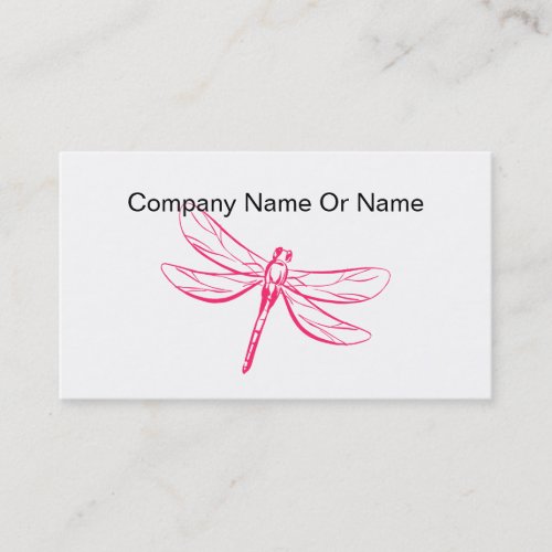 Dragonfly Silhouette Business Cards