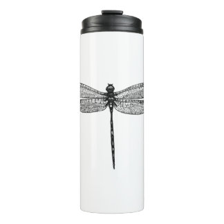 Dragonfly Sketch  Thermal Tumbler
