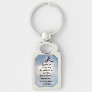Dragonfly "So Loved" Poem Keychain