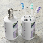 Dragonfly Soap Dispenser And Toothbrush Holder (Front)