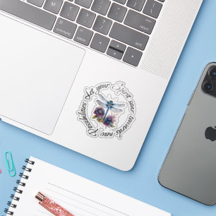 Dragonfly - spirit of new possibilities sticker