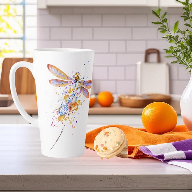 Dragonfly splatter latte mug (Creator Uploaded)