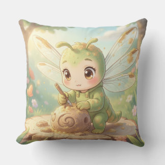 Dragonfly – Star Nectar of the Silent Night.1 Throw Pillow