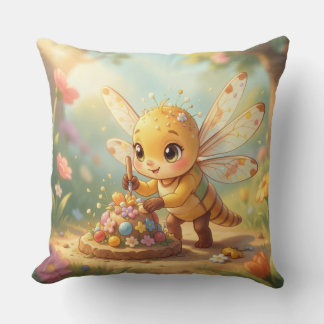 Dragonfly – Star Nectar of the Silent Night.2 Throw Pillow