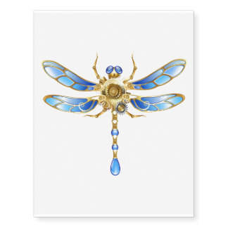 Dragonfly Stick On Temporary Tattoos