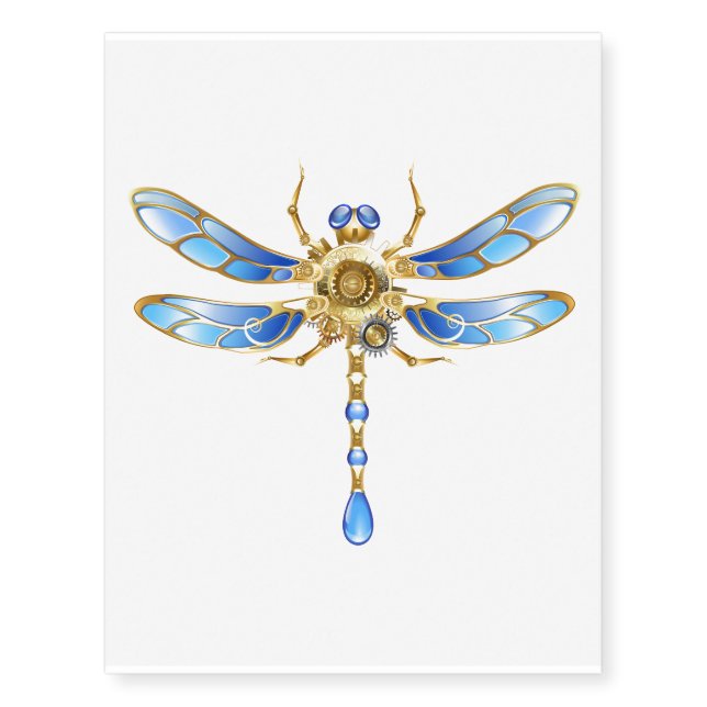 Dragonfly Stick On Temporary Tattoos (Front)