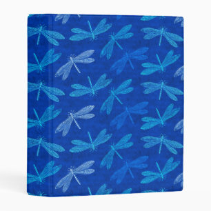 Dragonfly Summer Blues Nature Lover Mini Binder
