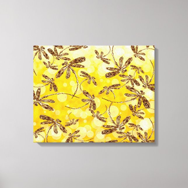 Dragonfly Summer Canvas Print (Front)