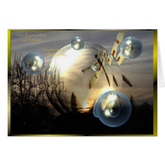 Dragonfly Sunset Cards