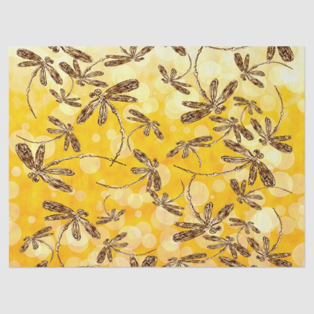 Dragonfly Sunshine Tissue Paper (Front)