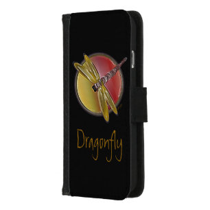 Dragonfly Symbol Dragonflies Symbols Personalize iPhone 8/7 Wallet Case