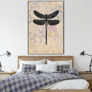 Dragonfly Talking Canyons, New Mexico Canvas Print